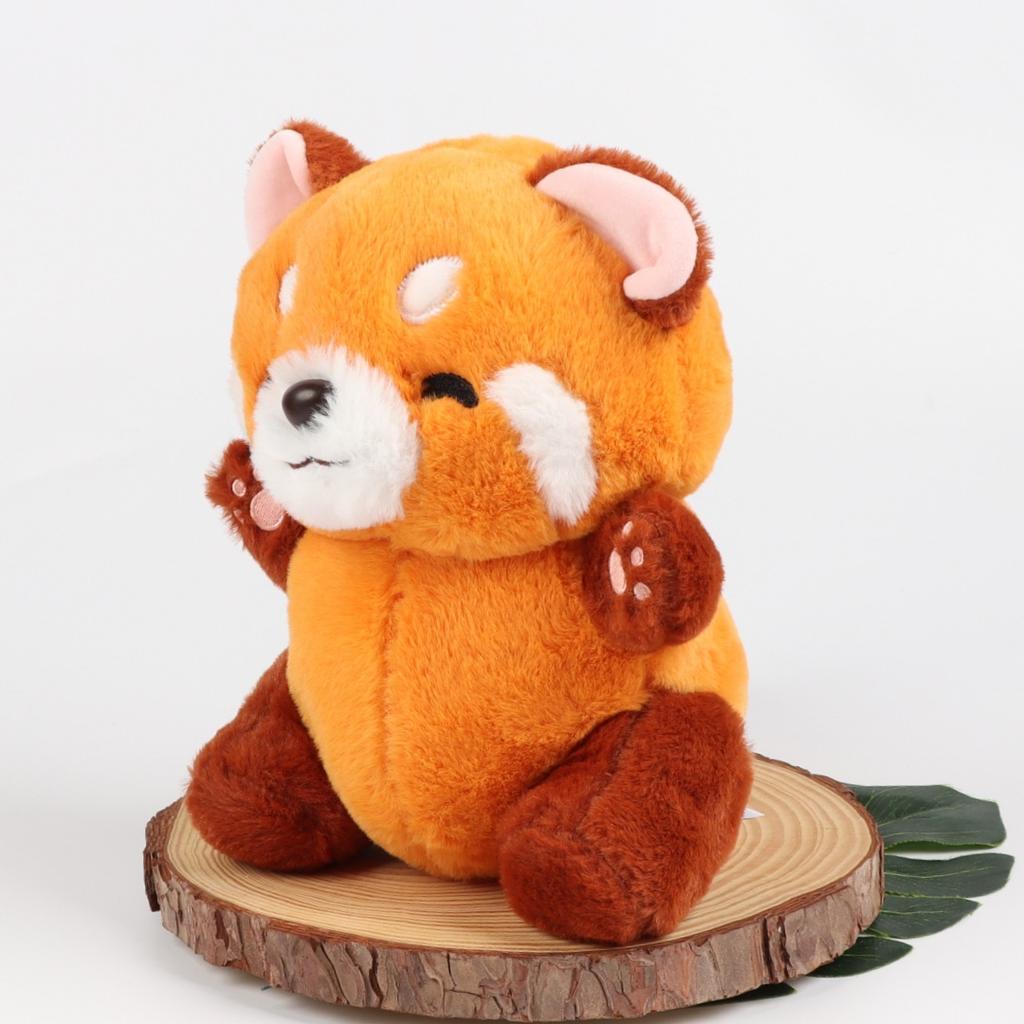 Енот плюшевый енот имитация милый мультяшный красный енот плюшевая игрушка кукла милая