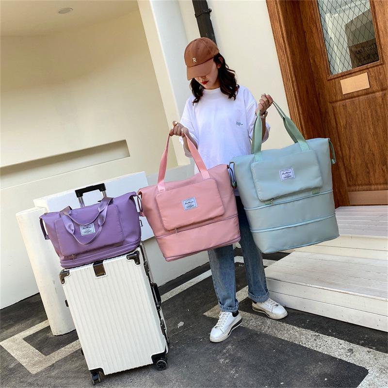 Просторная дорожная сумка кроссбоди с отделением для сухого/влажного – Идеально подходит для спортзала, плавания и путешествий