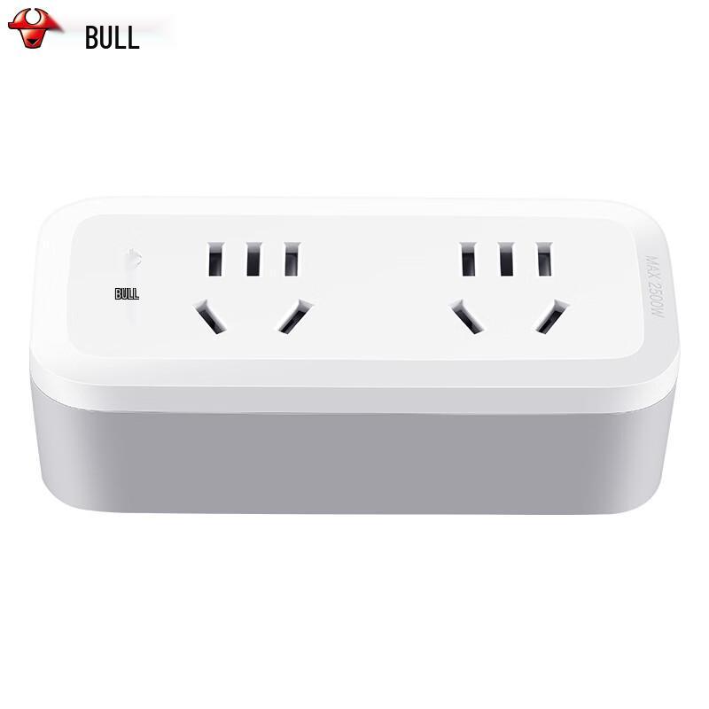 BULL GN-9312 Vertical 3-Pin Multi-Plug Adapter CN plug (adapter included)