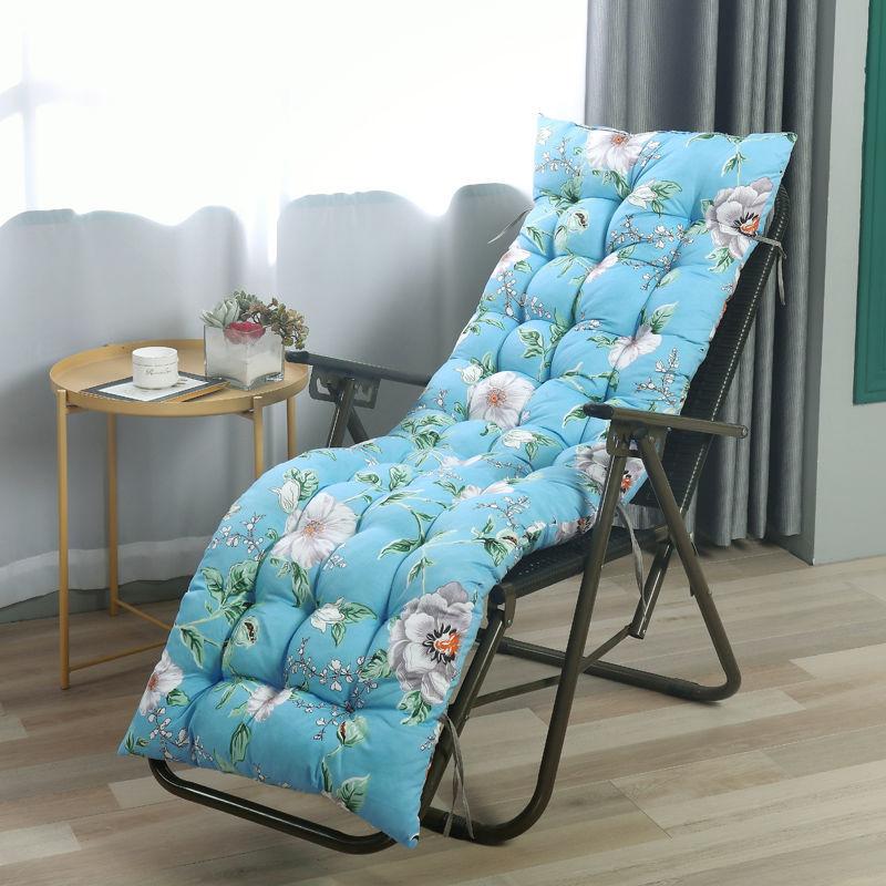New Long Cushion Recliner Rocking Chair Cushion Thick Seat Cushion Rattan Chair Sofa Cushion Garden Chair Cushion Tatami Mat