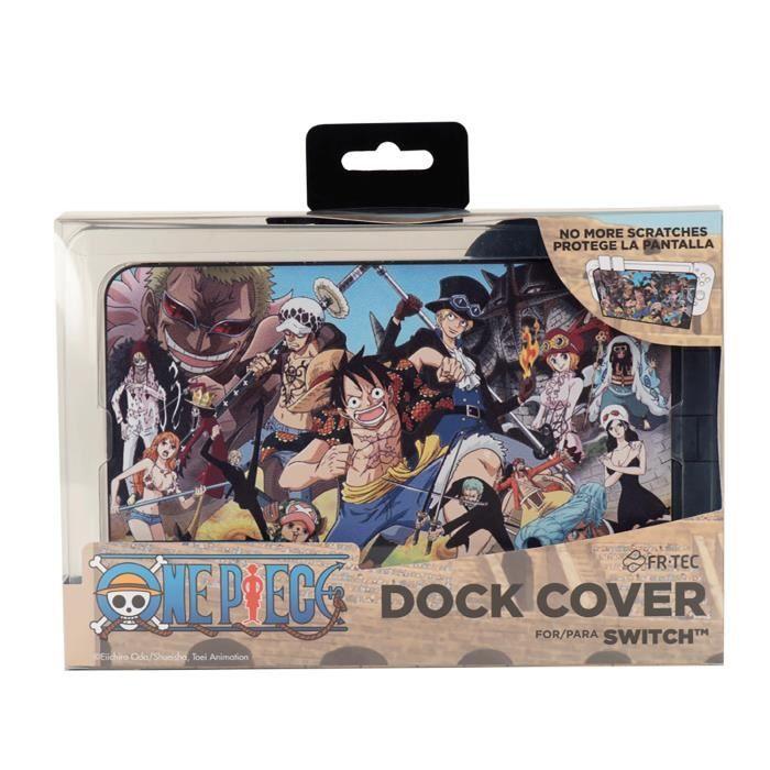 Dock Cover - Nintendo Switch - One Piece - Protection - 6 emplacements - Noir