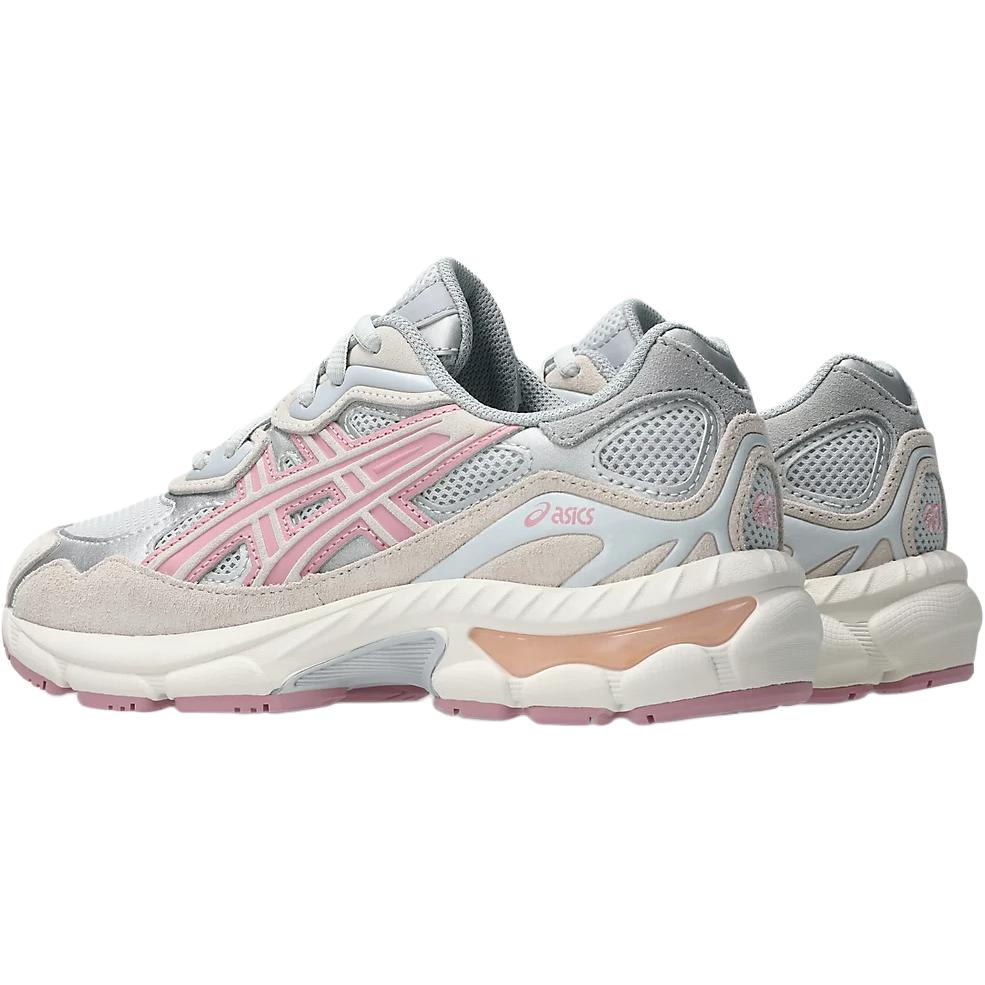 ASICS GEL NYC Breathable Support Low top Kids' Running Shoes Gray Pink Unisex 1204A175-020