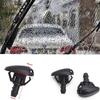2 Pcs Car Windshield Washer Sprayer Nozzle Dual Holes For Nissan