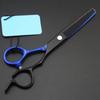 Профессиональные стальные 6-дюймовые черные синие ножницы для стрижки волос филировочные парикмахерские ножницы для стрижки волос парикмахерские ножницы