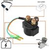 Starter Solenoid Relay For Honda TRX250 250Ex Recon 250 Fourtrax 300 350 Honda 400Ex / Kawasaki KZ440 KZ250 LTD Ducster KLT200 KZ400 250 550 650 700