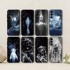 Темное Фэнтези Готика Чехол для Телефона Для Samsung Galaxy A73,A72,A71,A70,A53,A52,A51,Другие Мягкий Черный Чехол