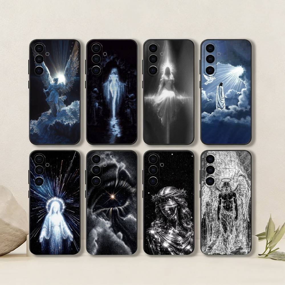 Темное Фэнтези Готика Чехол для Телефона Для Samsung Galaxy A73,A72,A71,A70,A53,A52,A51,Другие Мягкий Черный Чехол