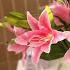 1 Pc 3 Heads Sweet Artificial Flower Fake Lily Floral Home Wedding Party Decor