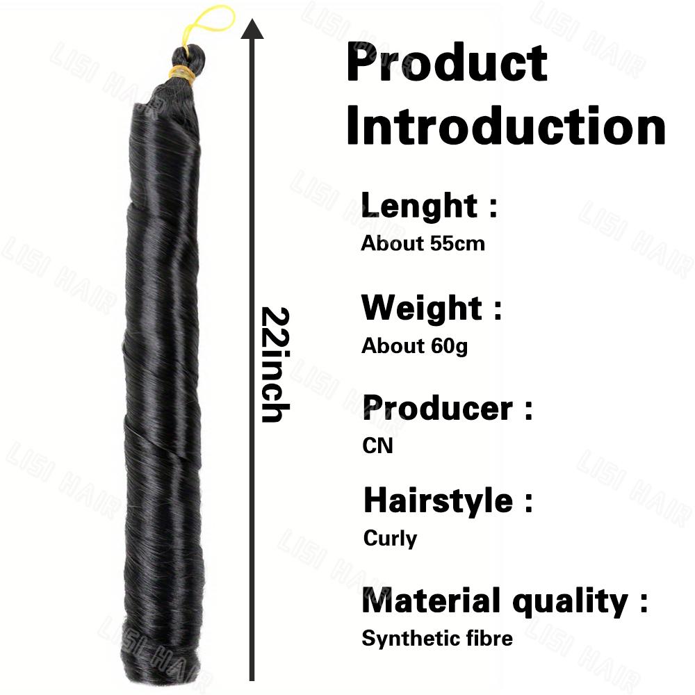 MISS WIG Synthetic French Curly Braiding Hair Extensions Long Loose Braiding Curly Spiral Hair For Women Cosplay Wear