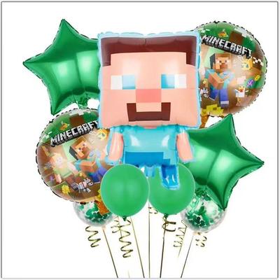 Майнкрафт Инопланетный Крипер Мультяшный Аниме Игра Воздушный шар