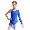 Детский купальник для фигурного катания с бахромой из блестящих страз для девочек, гимнастические комбинезоны, балетная одежда, боди с кисточками