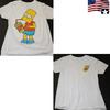 Симпсоны Белый Барт Симпсон Сквиши Сахарная Лихорадка ВСЕ РАЗМЕРЫ Сёрпиз Унисекс Футболка
