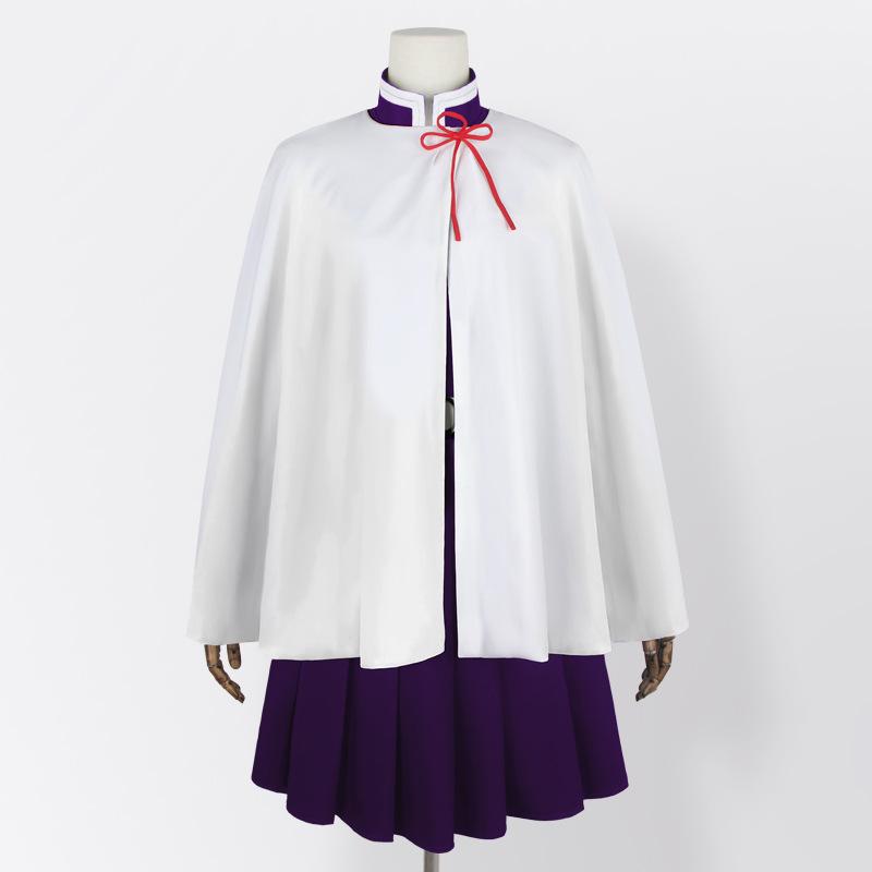 Demon Slayer Tsuyuri Kanao Cosplay Costume Demon Slayer Purple Uniform Embroidered Daily Fabric Outfit