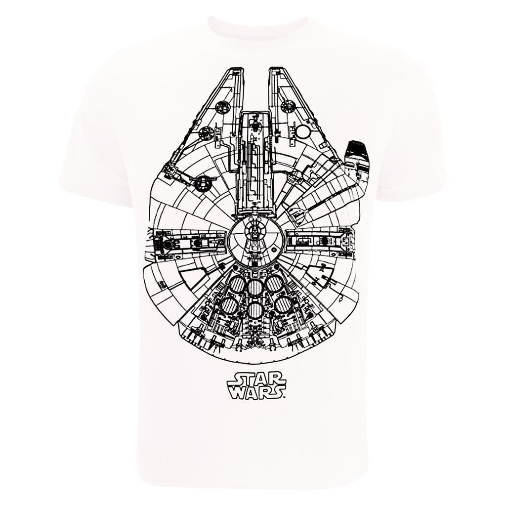 Star Wars Mens Millennium Falcon T-Shirt