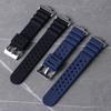 Watch Strap Silicone Band For Tissot PRX Super Player Watch 22MM Strap With 12MM Converter Accessories Watch Repair Band Replace