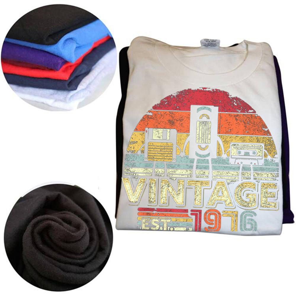 Classic 1976 Limited Edition 49 Year Old 49th Birthday T-Shirt men Summer The Best Birthday Gifts Graphic Unisex T Shirt