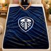 Flannel BlanketLeeds United Warm Soft Throw Blanket for Indoor Sofa Bed Living Room Use