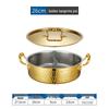Jingqingfu Горячий горшок с перегородками, молотковый, из нержавеющей стали 304