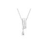 Swarovski Imber Дизайн с двойным кольцом Круглый кулон Инкрустированный имитацией хрусталя Ожерелье Женское ожерелье Золото Серебро 5671819