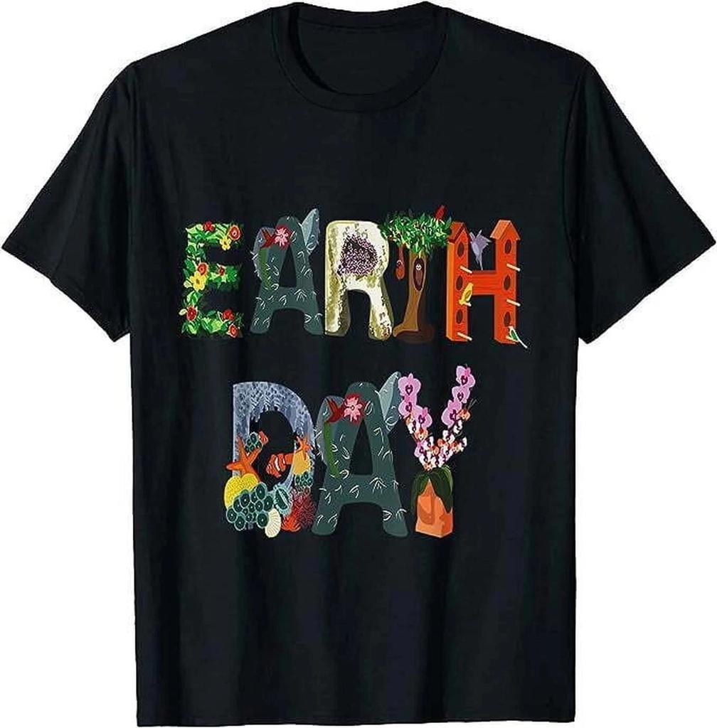 New Hot Earth Day April 22 T-Shirt Eco Casual Unisex Graphic Tee