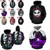 Nightmare Before Christmas Sally And Jack Skellington 3d Hoodie Sweatshirt In Various Sizes
