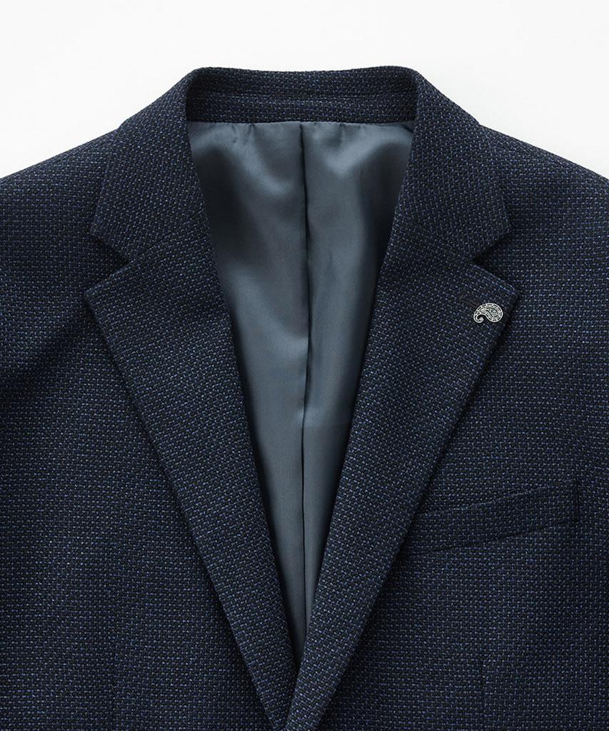 STCO Italy Marlane Two-Tone Wool Jacket Navy (Relaxed Fit)_Sjaud93Nsn