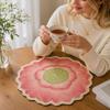 Round Lotus Cup Coaster Silicone Water Absorbent Pad New Tea Ceremony Mat  for Home Decor