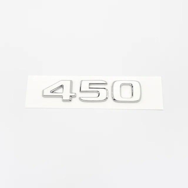 Для Mercedes Benz Brabus C W203 W204 W205 Coupe, значок на багажник автомобиля, логотип, наклейка с буквами B20 B30 D30 450 650, эмблема ABS, хром, серебро