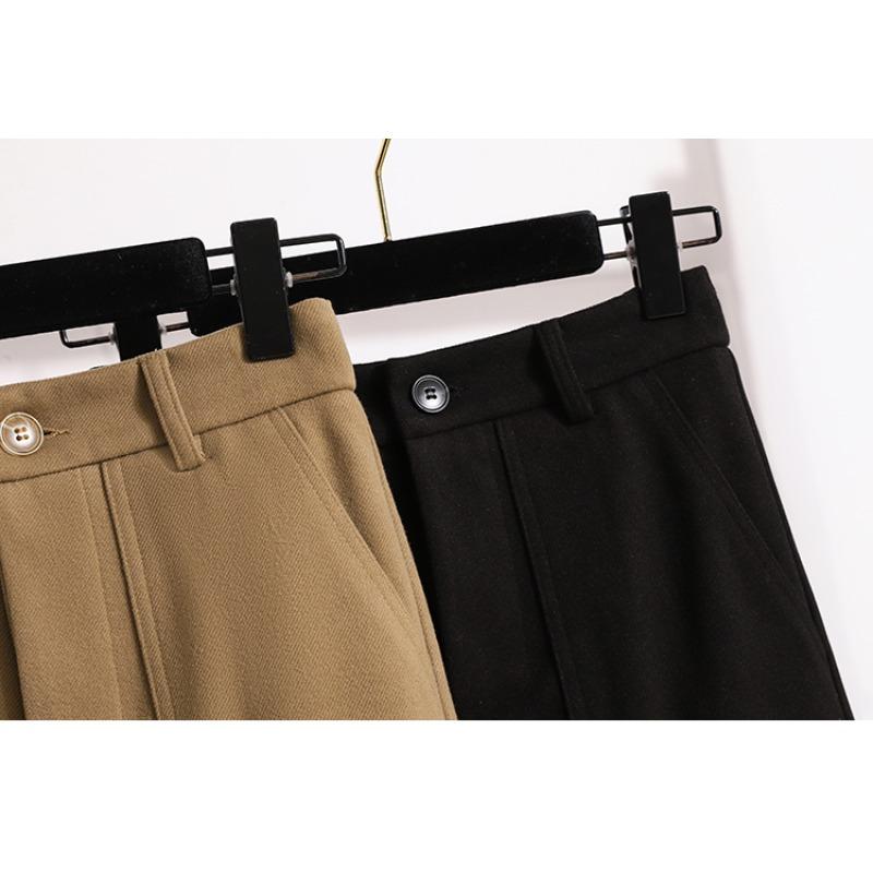 Dimanaf 2024 New Autumn Winter Plus Size Long Women Skirts Solid A-Line Oversize Lady Elegant High Waist Pleated Skirts