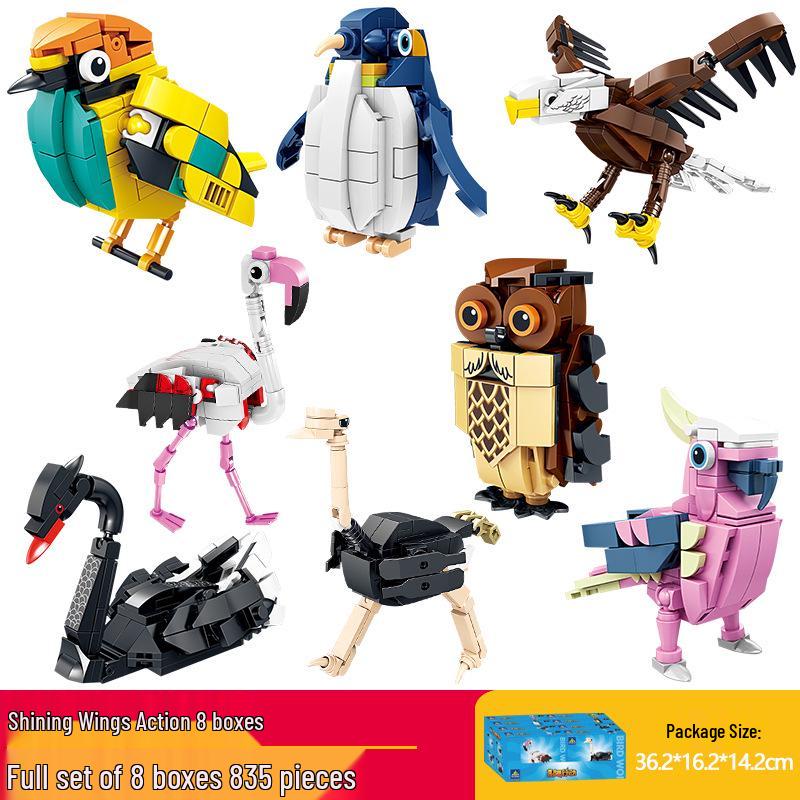 Кай Чжи Совместимая Лего Игрушка Насекомое: Mantis Конструктор для детей, Развивающий пазл с животными в подарок