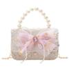Charming Pearl Bag For Kids Fashionable Princess Style Shoulder Bag For Girls