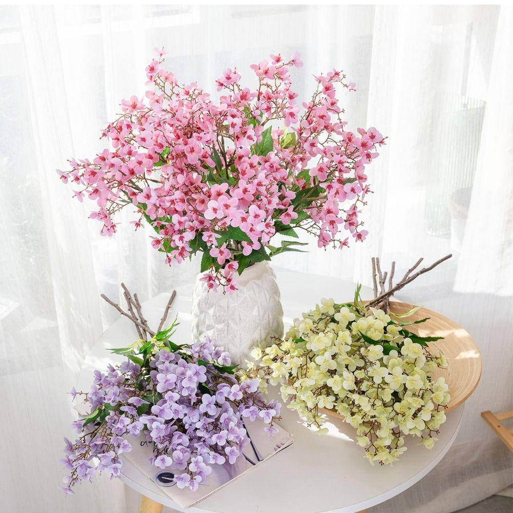 Small Branch Artificial Flower Branch Wedding Photo Props Wedding Floral Arrangement
