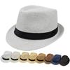 Large UV Protection Sun Hat Cotton Linen Hiking Panama Cap Kids Sun Hat Straw Hat Bucket Hat