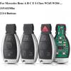 Умный корпус-брелок для ключа автомобиля Mercedes Benz A B S E Класса, поддержка чипа BGA 315/433,92 МГц, 2/3/4 кнопки