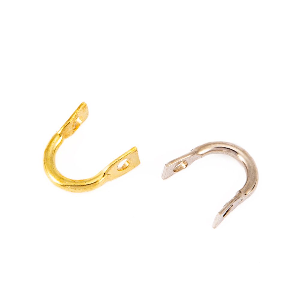 50PCS Hot Durable Sliver/Gold Spinner Easy-Spin Clevises Easy Spin Brass Fishing Lures Accessories
