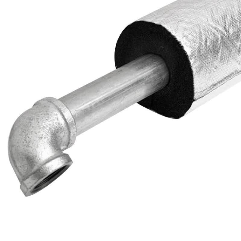 Jucheng B2-Grade Aluminum Foil Rubber Plastic Pipe Insulation Sleeve