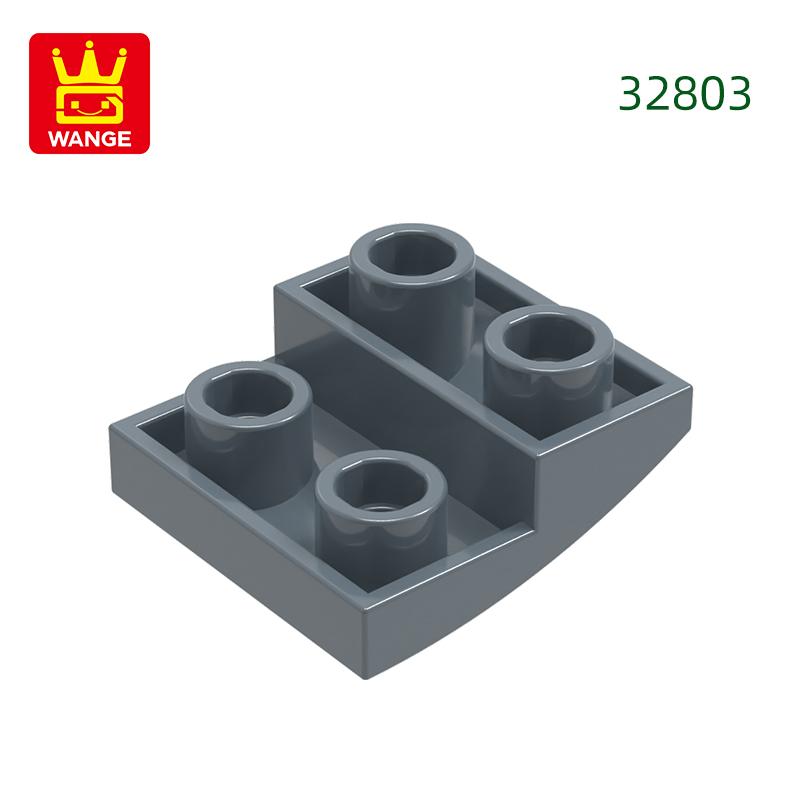 Нетоксичный 150 шт./лот 32803 Наклонный изогнутый 2x2x2/3 Строительный блок Moc Цветные аксессуары Совместимы с Brick DIY Детская игрушка