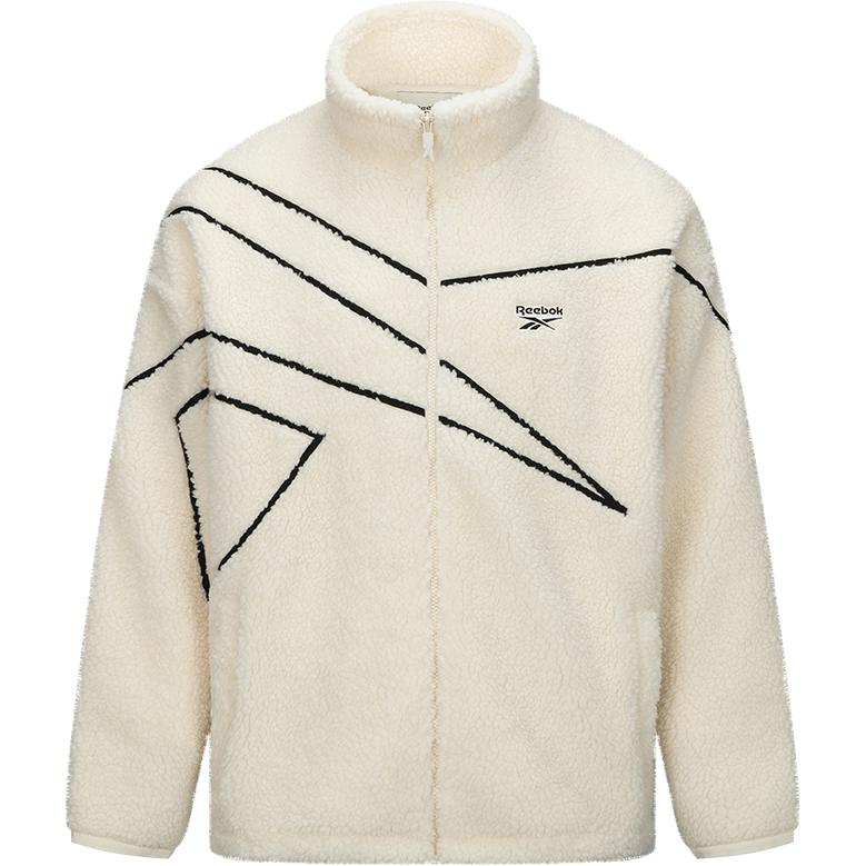 Reebok Comfortable Versatile Long Sleeve Jacket Unisex Jackets Beige 24FRM101UGM1