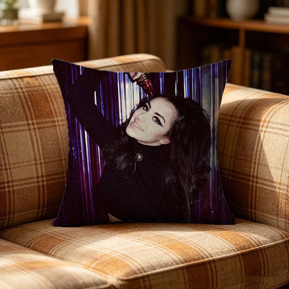 CCharli XCX Retro Pop Style Pillow Case Pattern Printed Pillowcase For Living Room Sofa Cushion Cover