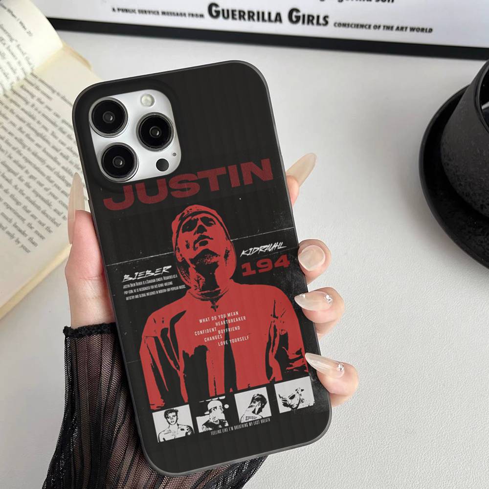 Чехол для телефона певца Джастина Бибера для iPhone 11 12 13 14 15 16 17 Pro Max PLUS Pro Волна Гофрированный силиконовый чехол