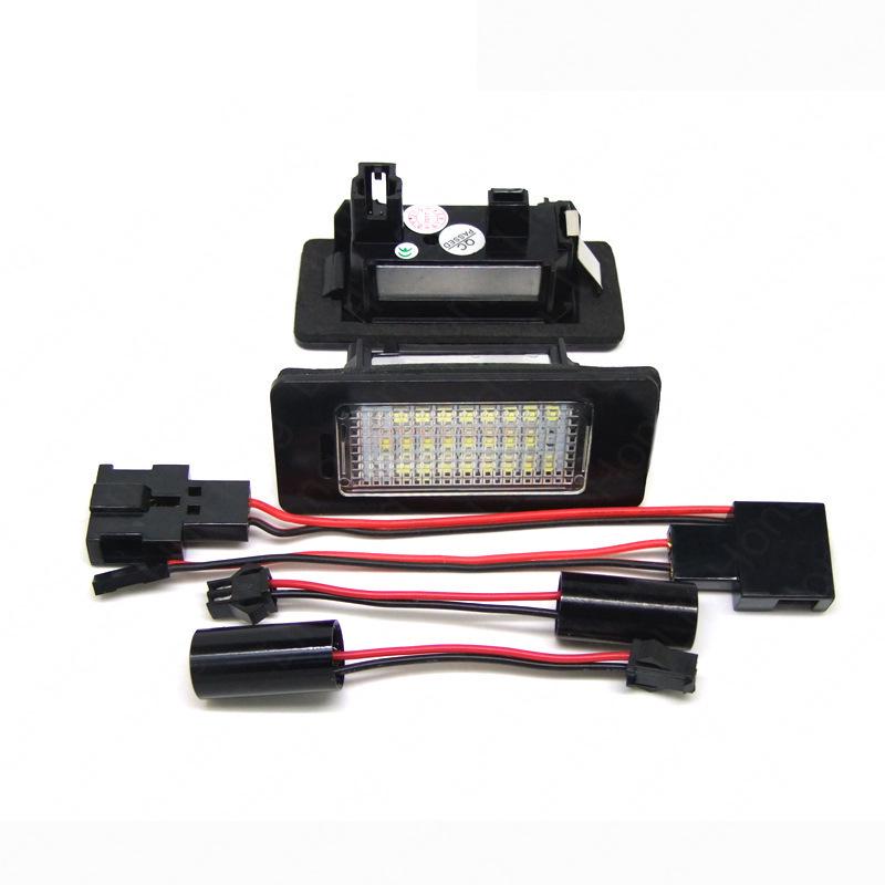 Светодиодная подсветка номерного знака Volkswagen для Golf 6, Jetta, Passat, Sharan, Touran, Touareg