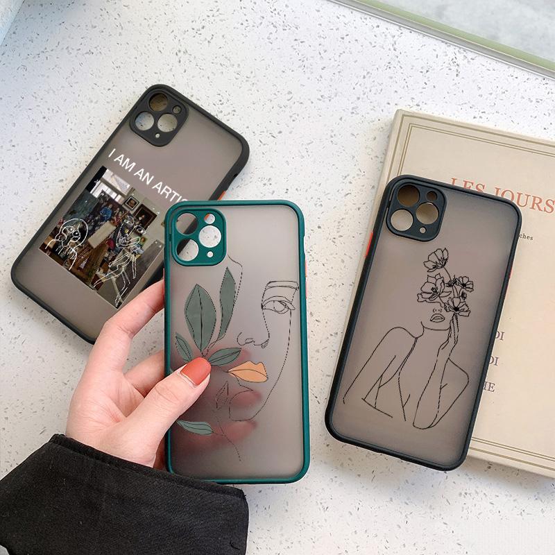 Арт Ретро Абстрактная Геометрия Чехол для Телефона Для iPhone 15 13 12 Mini 14 X Xs Xr 16 11 Pro Max 15 14 7 8 Puls Милый Защитный от Падений Чехол