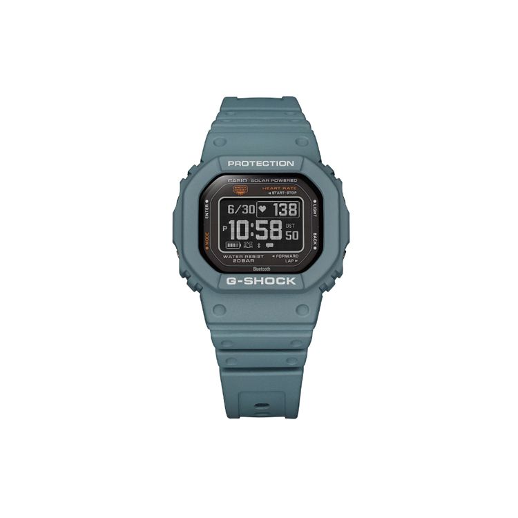 Casio Серия G-Squad Часы на солнечной батарее с кварцевым механизмом Ремешок из смолы Мужские часы Черный DW-H5600-2JR