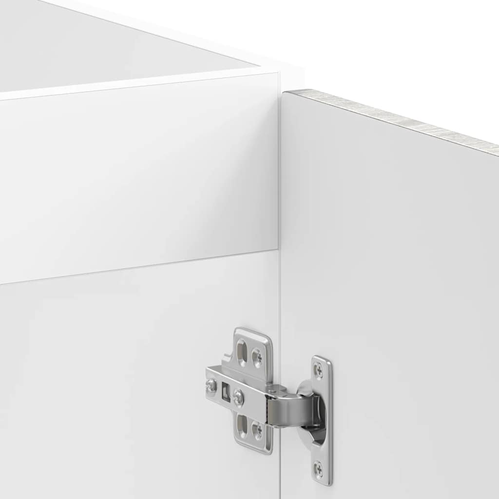 Porto Under Sink Cabinet in Grey Sonoma 80 x 46 x 81.5 cm Particleboard