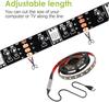30LEDs/m USB LED Lights Strip Tape  5050 24 Key IR Remote Control for Kitchen Closet Bedroom PC TV Backlight Home Lighting