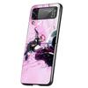 Blue Lock Football Anime Cover Phone Case For Samsung Galaxy Z Flip 7 6 5 4 3 5G Flip7 Flip6 Flip5 Flip4 Flip3 Black Fundas Shel