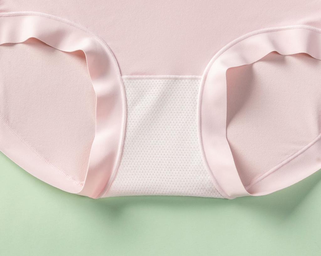 5 Pairs of Premium High-Stretch Non-Deforming Cotton-Soft Seamless Antibacterial Underwear (One Size Fits Waist 29.5-80cm)