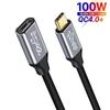 4K 60HZ Male To Female 10Gbps Data Line Type C Cable Extension Cable USB 3.1 Gen 2 Fast Charging