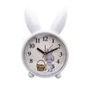 Маленький будильник Креативные часы Будильник Милый кролик Прикроватный Милый Детский Мультяшный Бесшумные часы Студенческий Простой