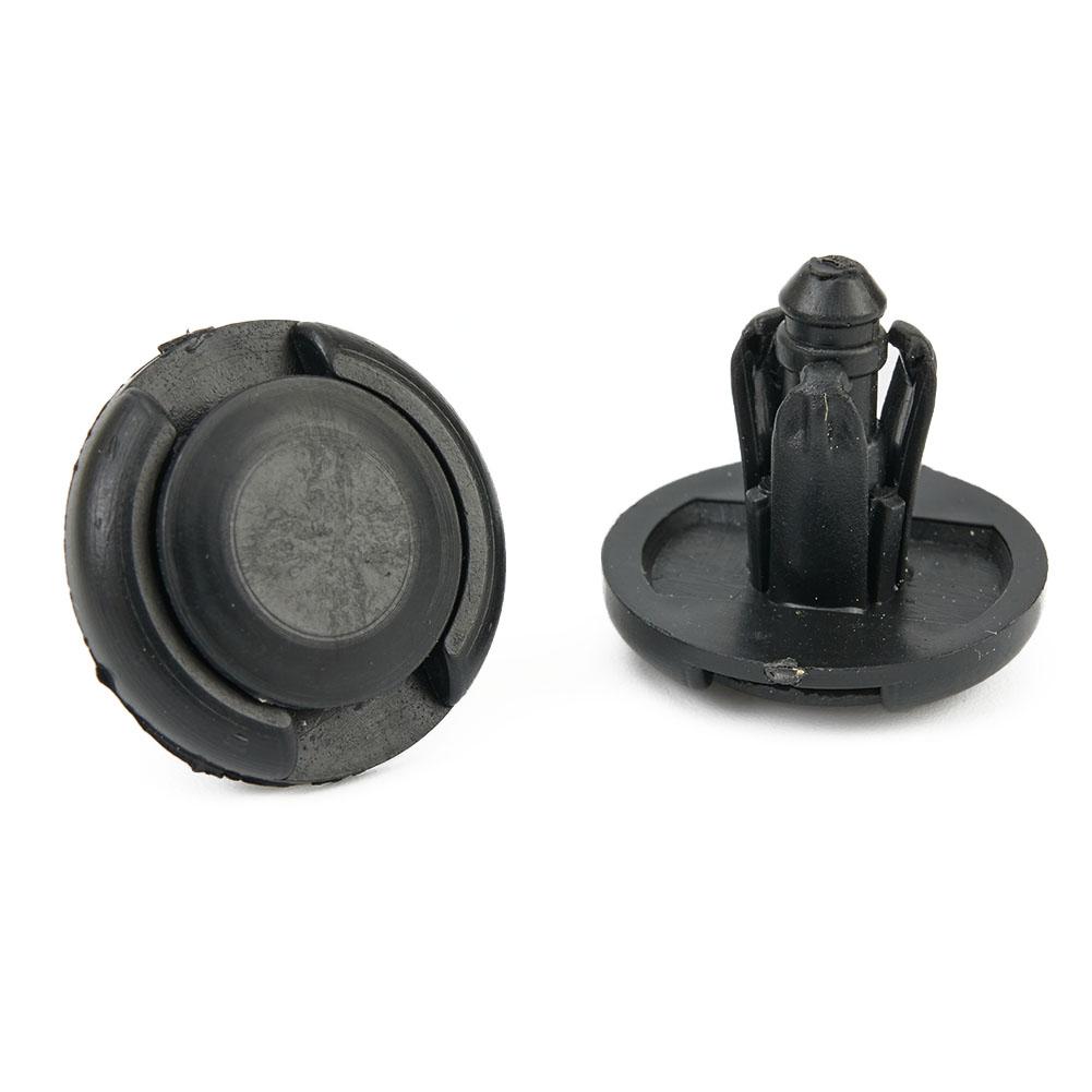 20 шт., диаметр 7 мм, черный, автомобильный бампер, дверная панель, подкрылок, зажимы, фиксатор, пластиковые автомобильные крепежи, заклепки, зажим для Toyota